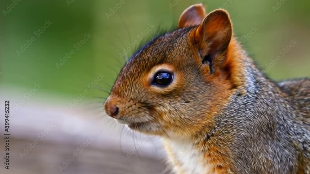Close-up Portrait of a Squirrel Close-up Portrait of a Squirrel
