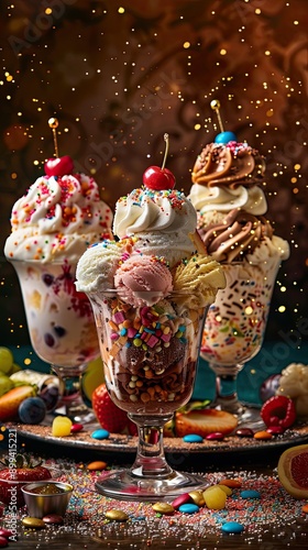 Creative Ice Cream Sundaes