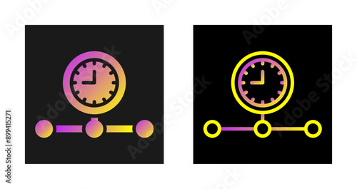 Timeline Vector Icon