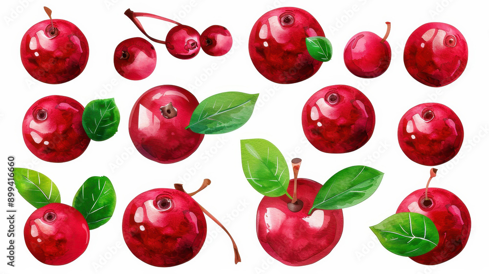 Vibrant cranberry illustrations in a big watercolor set, perfect for seasonal designs and creative projects. Fresh, bold, and versatile Vibrant cranberry illustrations in a big watercolor set, perfect for seasonal designs and creative projects. Fresh, bold, and versatile