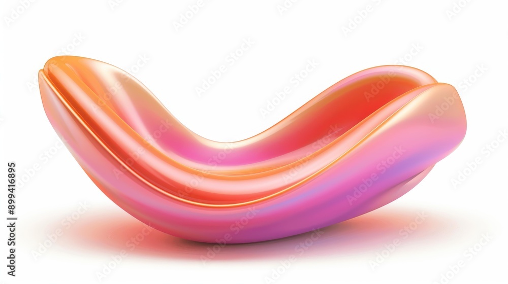 A vibrant neon hologram creates a stunning metallic swirl, set against a white background, radiating modern artistry. A vibrant neon hologram creates a stunning metallic swirl, set against a white background, radiating modern artistry.