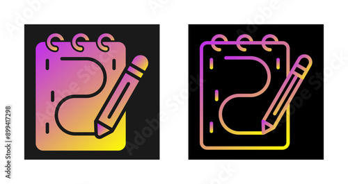 Sketching Vector Icon