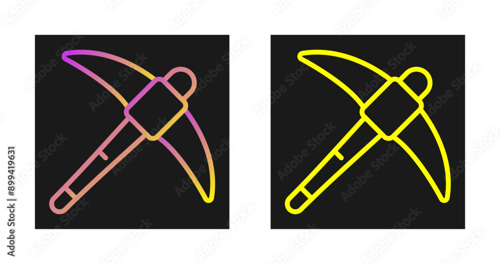 Pickaxe Vector Icon Pickaxe Vector Icon