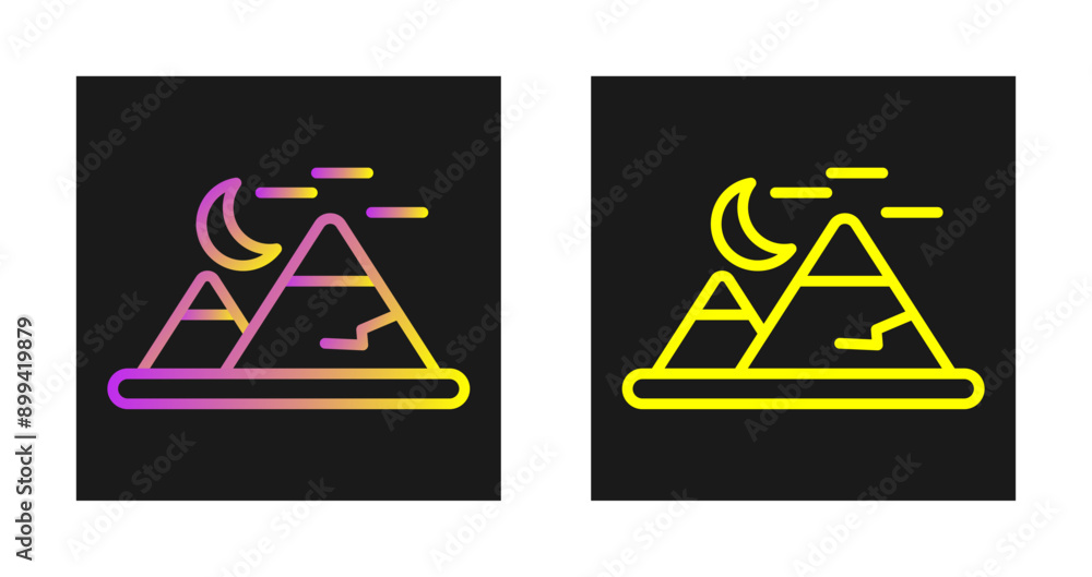 Mountain Vector Icon Mountain Vector Icon