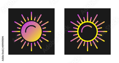 Sun Vector Icon