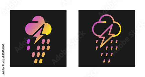 Storm Vector Icon