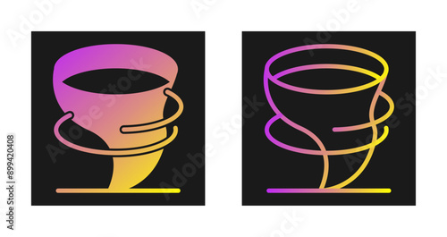 Tornado Vector Icon