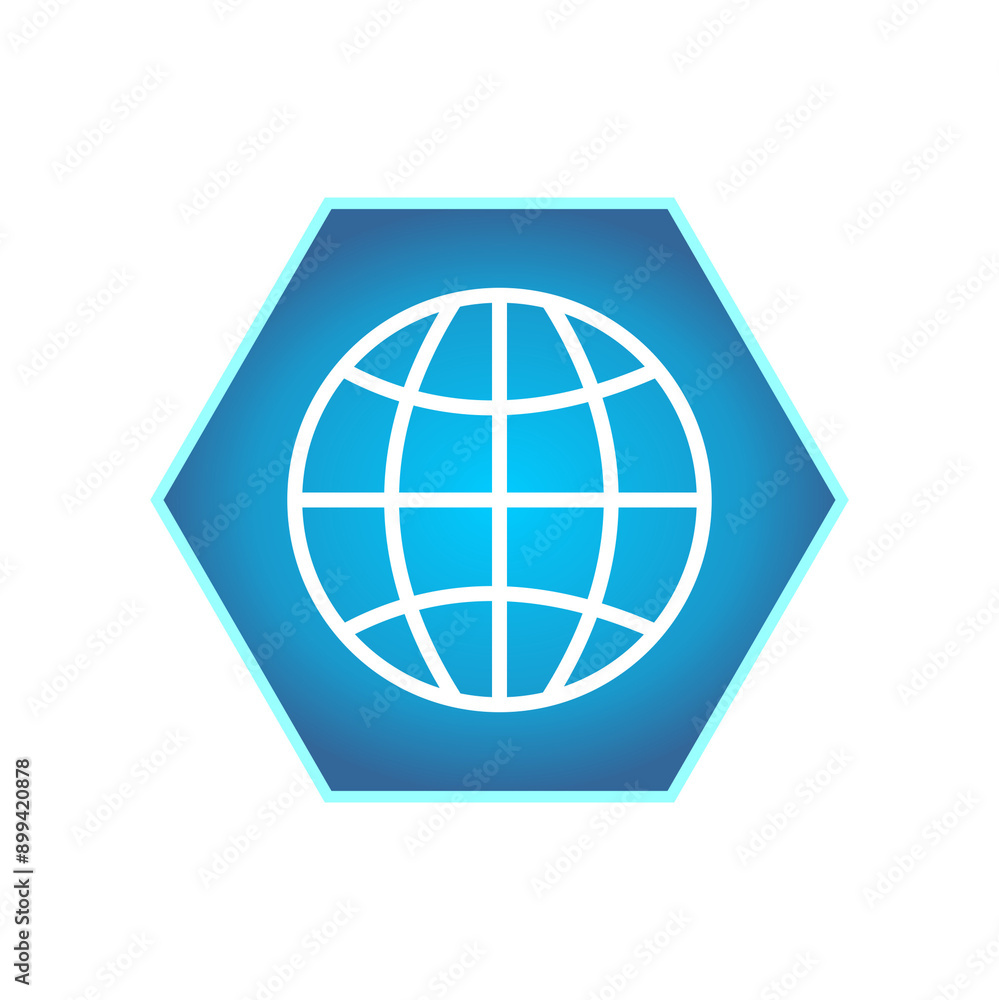 blue globe icon blue globe icon