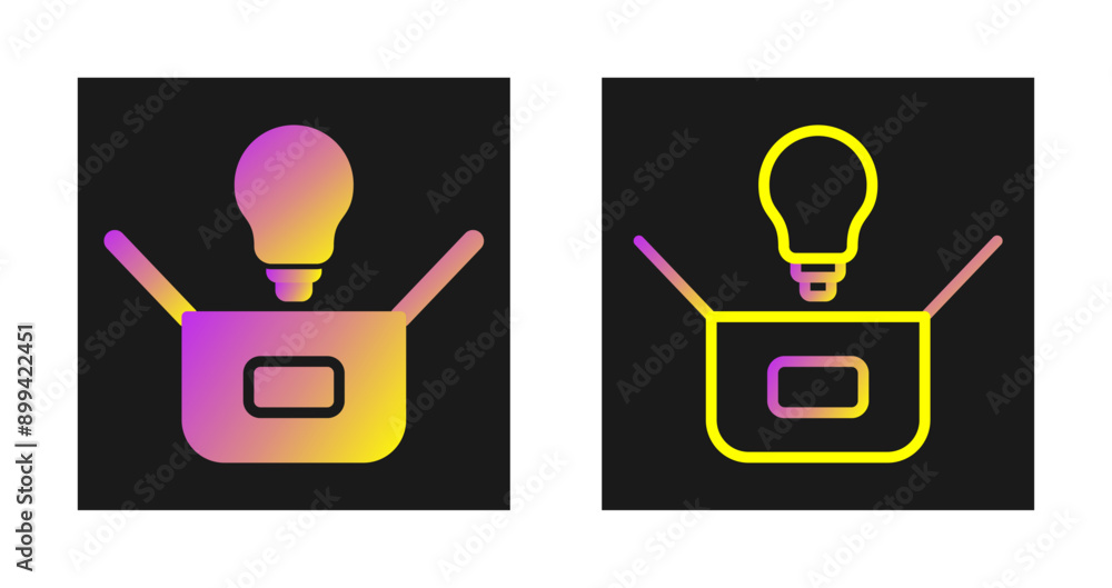 Think Outside The Box Vector Icon Think Outside The Box Vector Icon