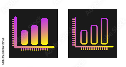 Bar Chart Vector Icon