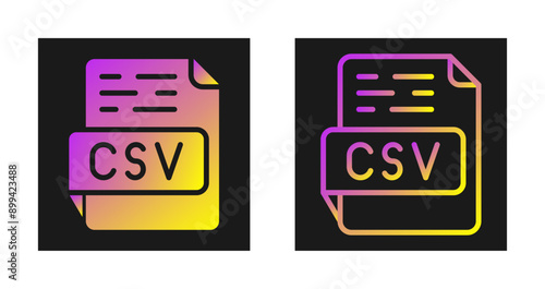 CSV Vector Icon