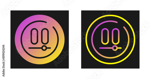 Video Pause Circle Vector Icon