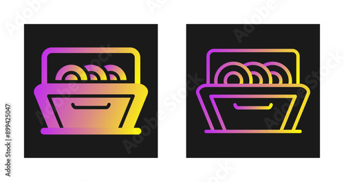 Dishwasher Vector Icon