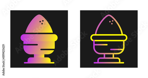 Boiled Egg Vector Icon