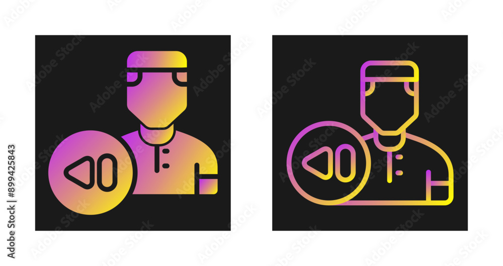 Play Previous Vector Icon Play Previous Vector Icon