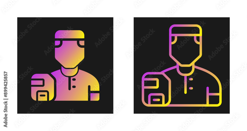 Postman Vector Icon Postman Vector Icon