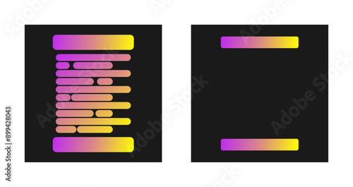 Left Alignment Vector Icon