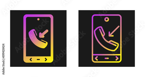 Incoming Call Vector Icon
