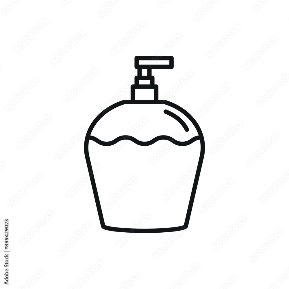 Liquid soap icon features clean lines and elegance, enhancing any digital concept. Liquid soap icon features clean lines and elegance, enhancing any digital concept.