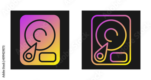 Hard Drive Vector Icon