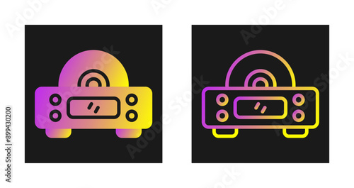 Cd Player Vector Icon