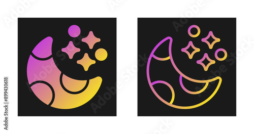 Moon Vector Icon