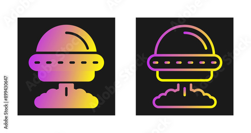 Spaceship Vector Icon