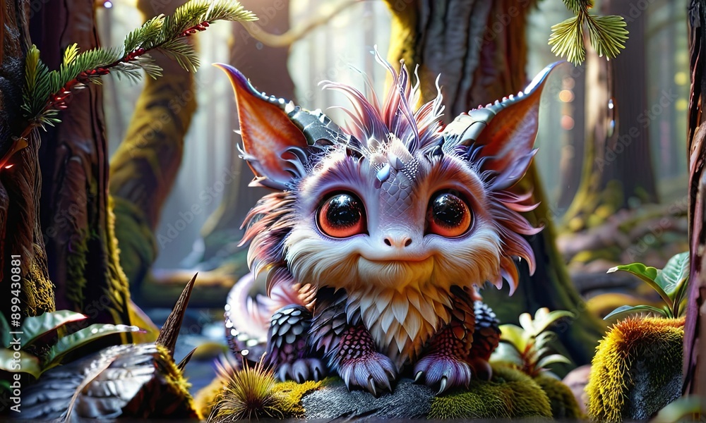 Adorable Fantasy Furry Creature Adorable Fantasy Furry Creature