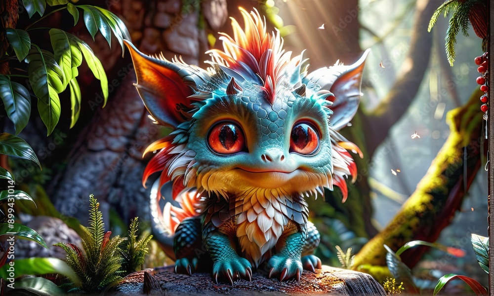 Adorable Fantasy Furry Creature Adorable Fantasy Furry Creature