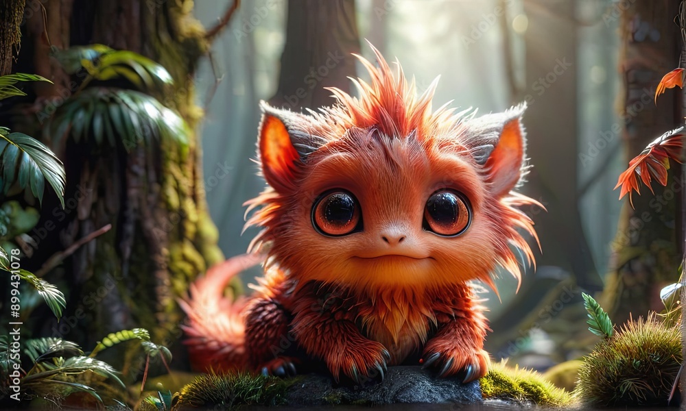 Adorable Fantasy Furry Creature Adorable Fantasy Furry Creature