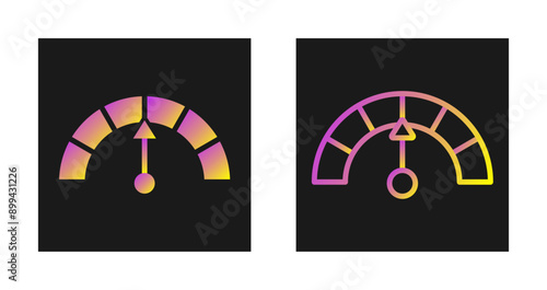 Gauge Vector Icon