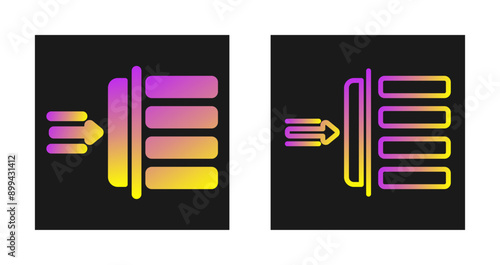 Margin Vector Icon