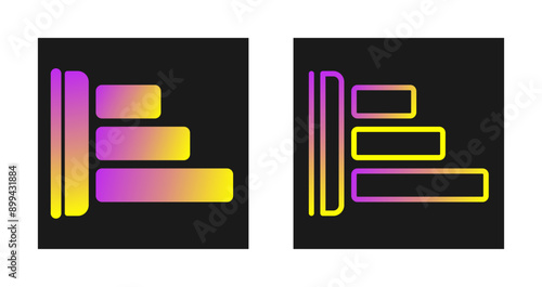 Left Align Vector Icon