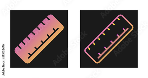 Ruler Vector Icon
