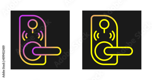 Door Lock Vector Icon