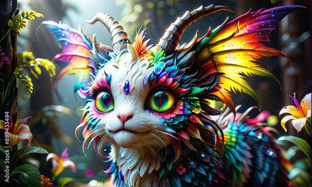 Colorful Fantasy Creature Colorful Fantasy Creature
