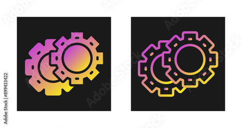 Gears Vector Icon