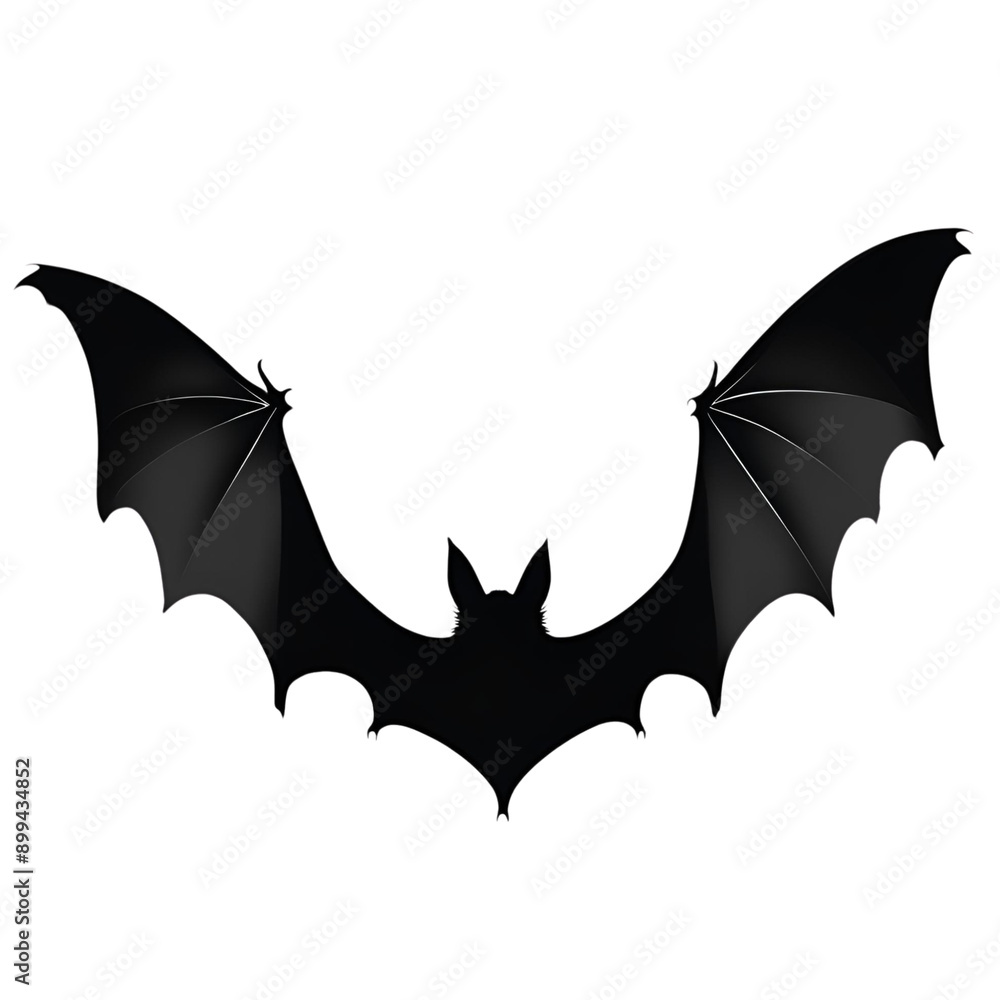 Fototapeta premium black bat figurine is a striking addition to any Halloween decor