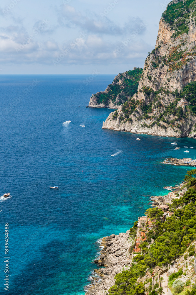 the wonderful island of Capri, amalfi coast, bay of naples, italy the wonderful island of Capri, amalfi coast, bay of naples, italy