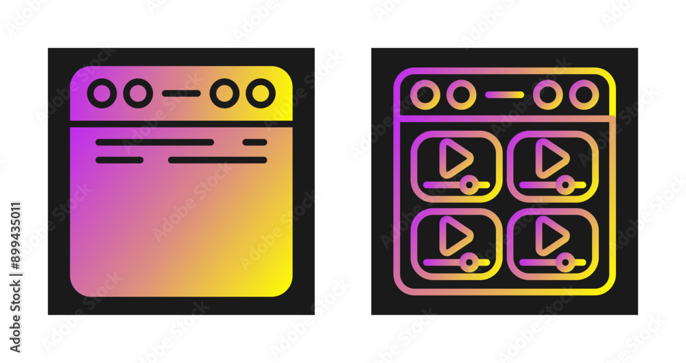 Browser Vector Icon Browser Vector Icon