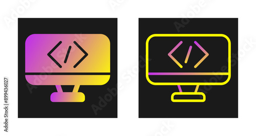 Coding Vector Icon