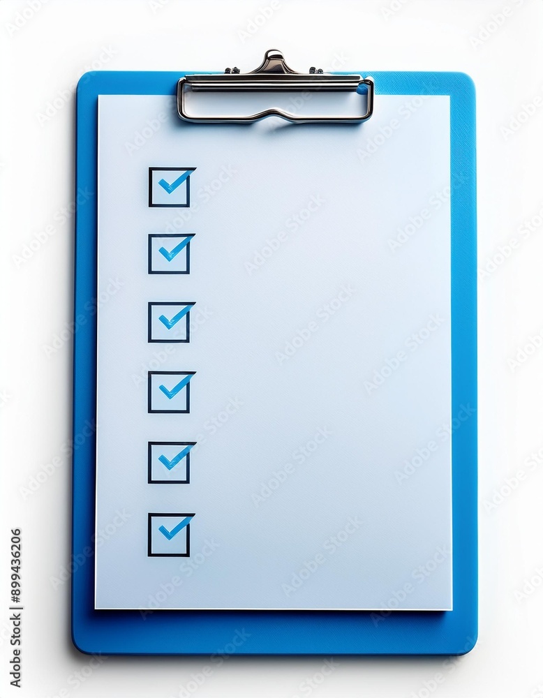 クリップボードと白い紙とチェックリスト(Clipboard, white paper and checklist.)
クリップボードと白い紙とチェックリスト(Clipboard, white paper and checklist.)