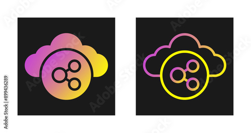 Cloud Computing Vector Icon