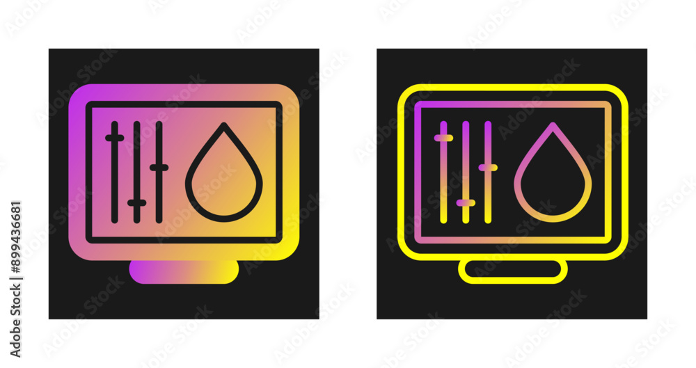 Desktop Computer Vector Icon Desktop Computer Vector Icon