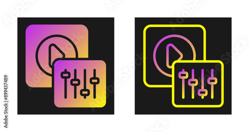 Sliders Vector Icon
