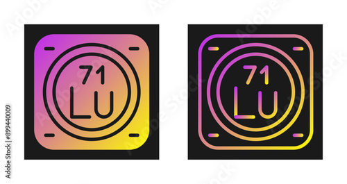 Chemical Element Vector Icon