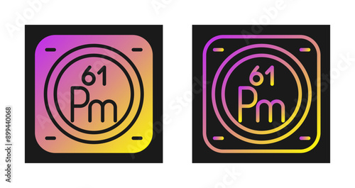 Chemical Element Vector Icon