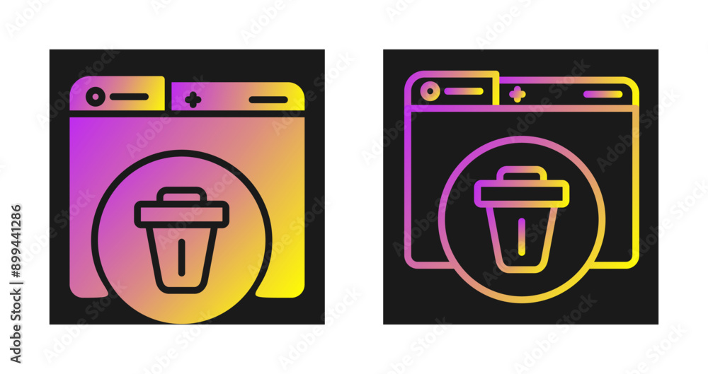 Trash Can Vector Icon Trash Can Vector Icon