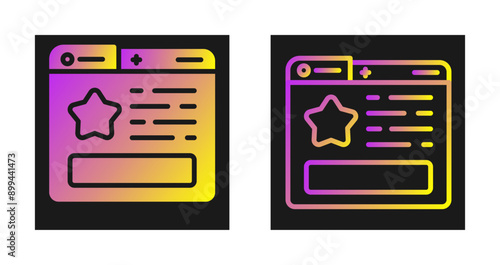 Favourite Page Vector Icon