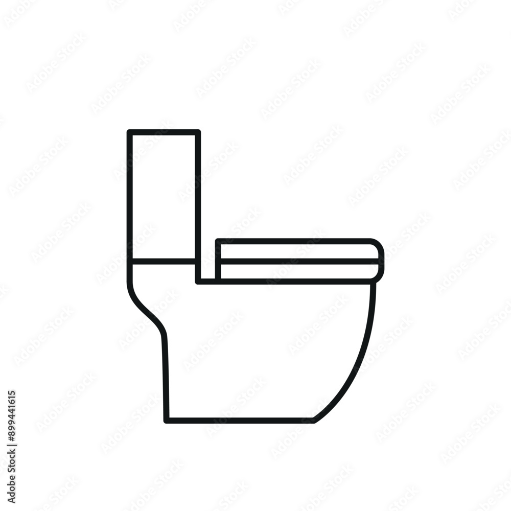 Toilet bowl icon vector design templates modern and simple Toilet bowl icon vector design templates modern and simple